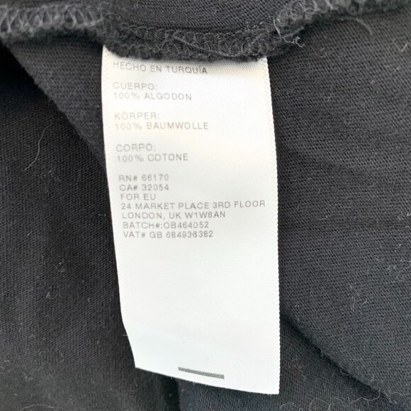 Anthropologie Moth Black Layered Pullover Hoodie size small - Picture 5 of 6